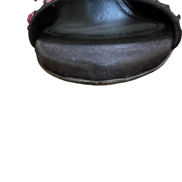 Prada Pink Crystal embellished satin ankle strap heels Sz. 37.5 - Picture 12 of 12